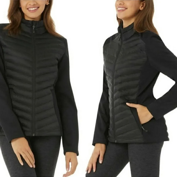 32 Degrees Ladies' Mixed Media Jacket - Picture 2 of 8